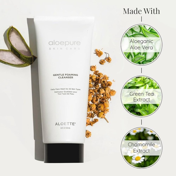 ALOETTE Gentle Foaming Cleanser - Picture 3 of 6